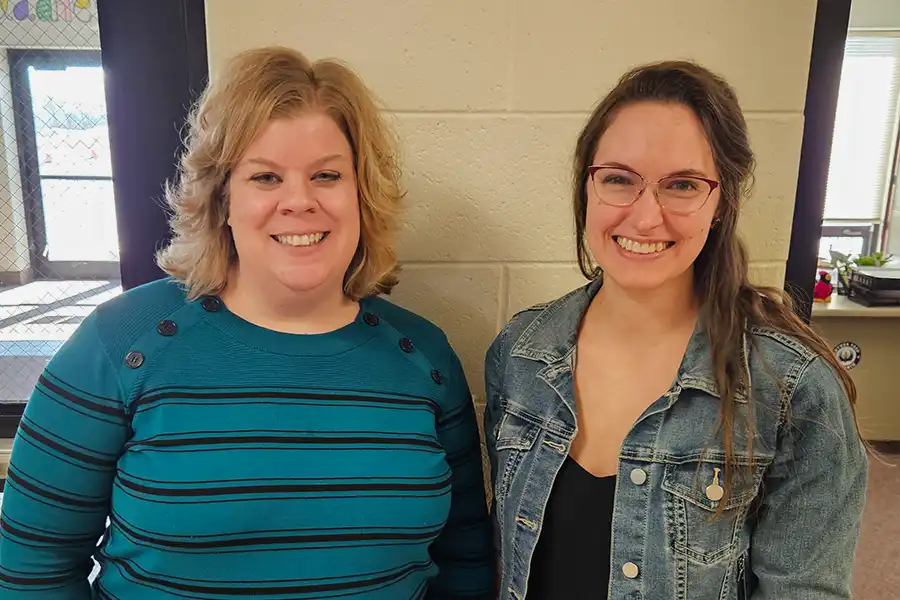 Mrs. Broekema and Mrs. Lange (second grade teachers)