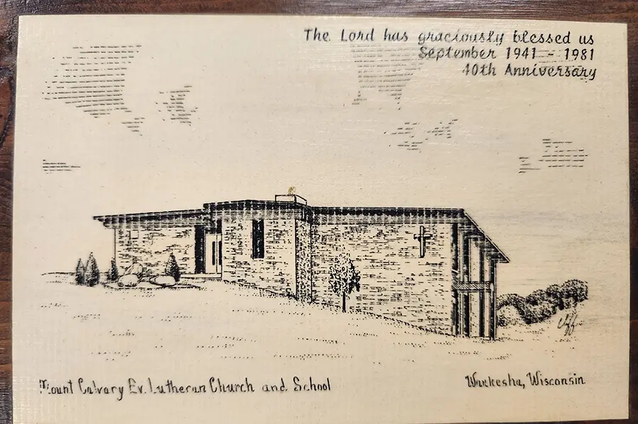 current mount calvary building before the additions were