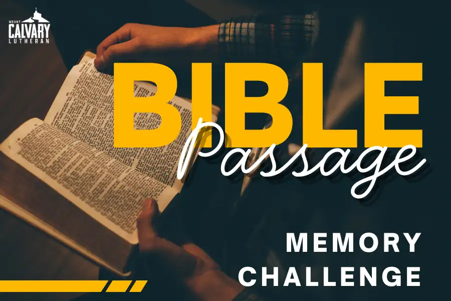 bible passage memory challenge